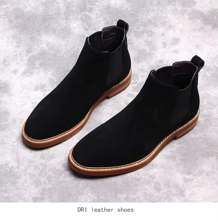 Bottes courtes en daim européen et américain pour hommes