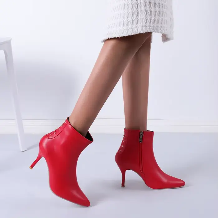 Bottes pour femmes rouges