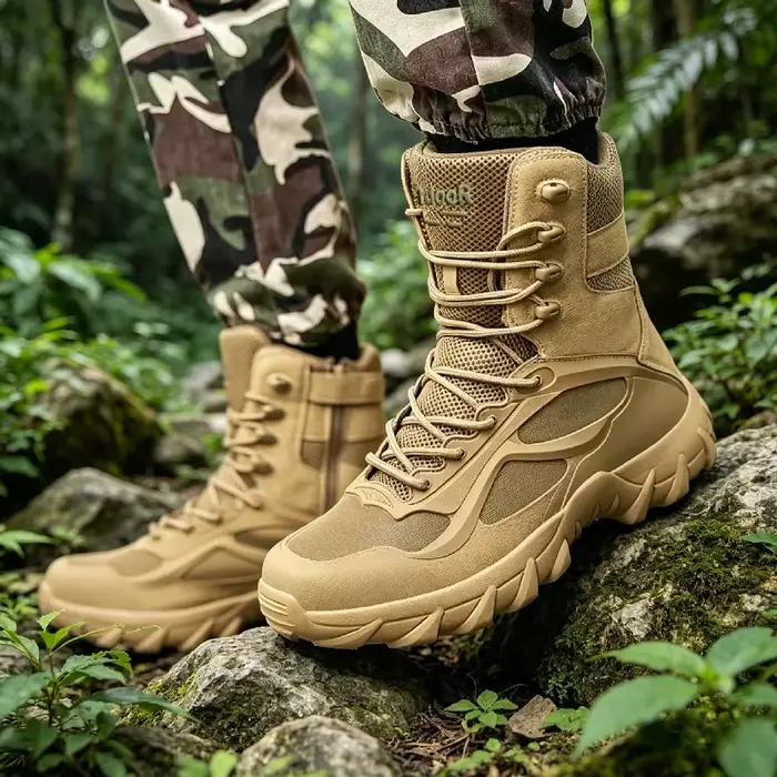 Bottes YUYIN pour Hommes – Bottes Décontractées Montantes d'Automne, Respirantes et Antidérapantes, 