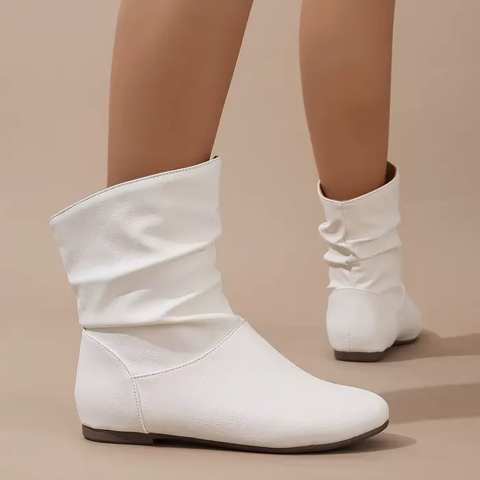Bottes courtes femme blanc nouvelles