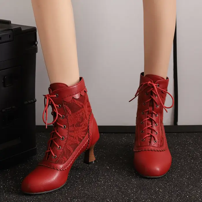 Bottes de rinçage classiques à talons bas pour femmes