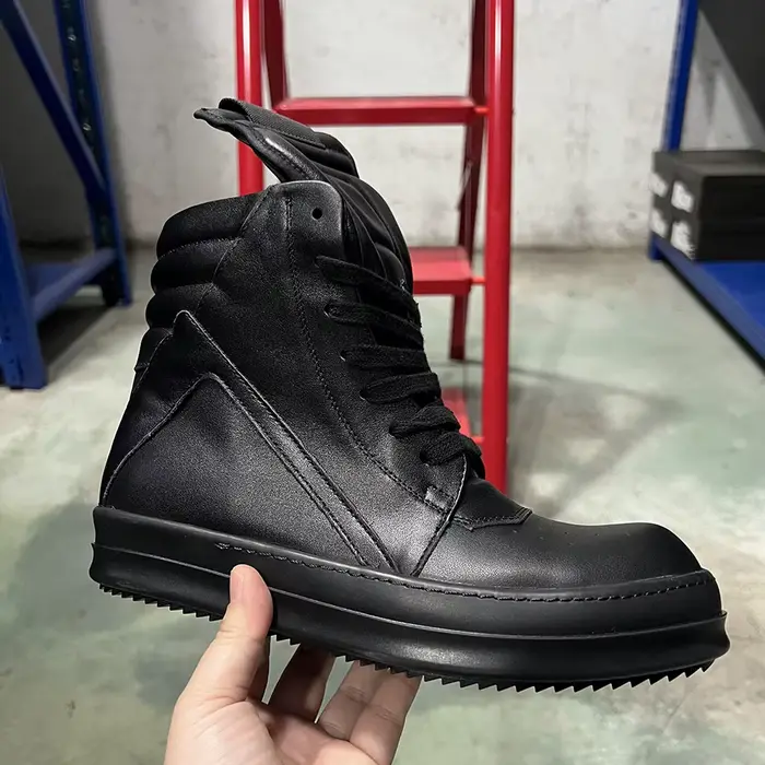 Marque hommes chaussure décontracté de haute qualité femmes Sneaker noir bottine Geo cuir Ro à lacets mode semelle