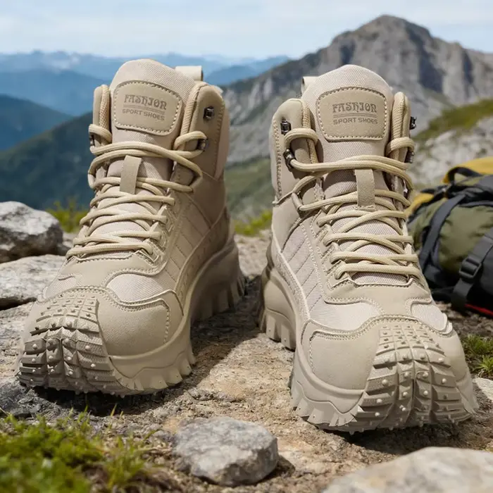 Nouvelles bottes de randonnée sportives à tige haute pour l'automne, grandes tailles, confortables a