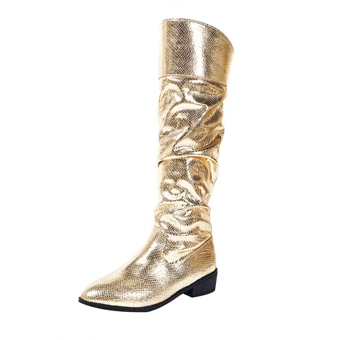 Bottes femme bottes hautes femmes chaussures mode Western Cowgirls femmes botte mode Cowboy cuir fem
