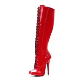 Bottes hautes pour femmes à talon de 14 cm, chaussures sexy unisexes pour travestissement et cosplay