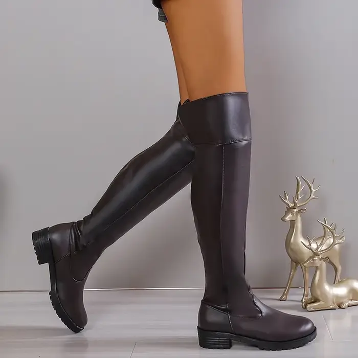 Bottes mode au-dessus du genou pour femme