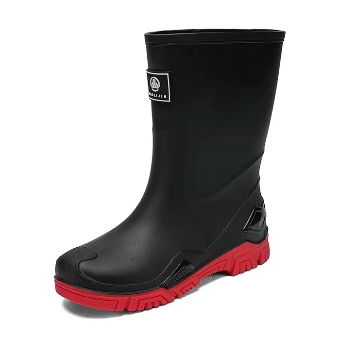 Bottes de pluie pour hommes, antidérapantes, imperméables, bottes de pêche montantes, chaussures de 