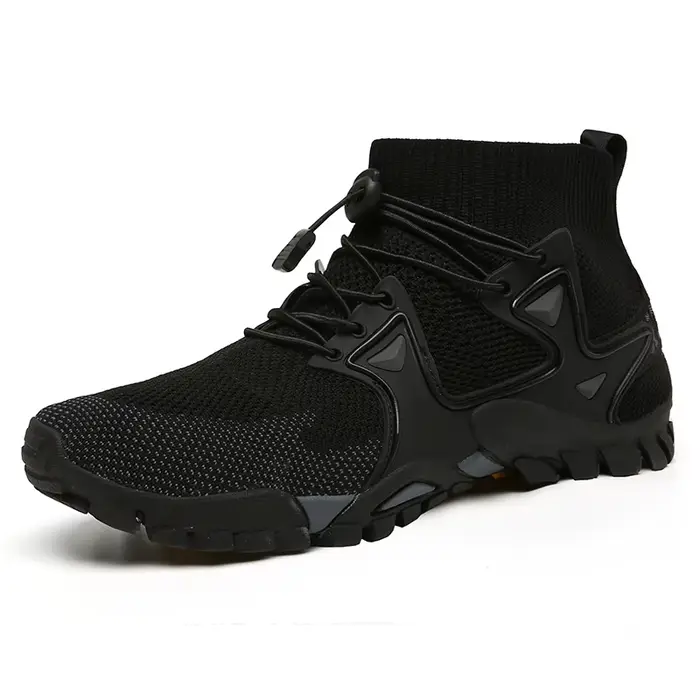 Chaussures pour hommes marche 2023 été nouvelles bottes hautes respirant maille alpinisme en plein a