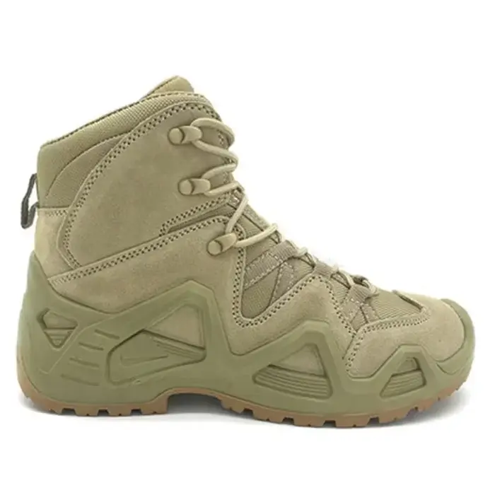 Bottes de chasse tactiques Topfight vert mi-coupe pour homme chaussures de randonnée imperméables pour activités en plein air