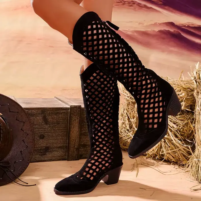 Nouvelles Bottes Femme Tendance 2026 à Talon Carré