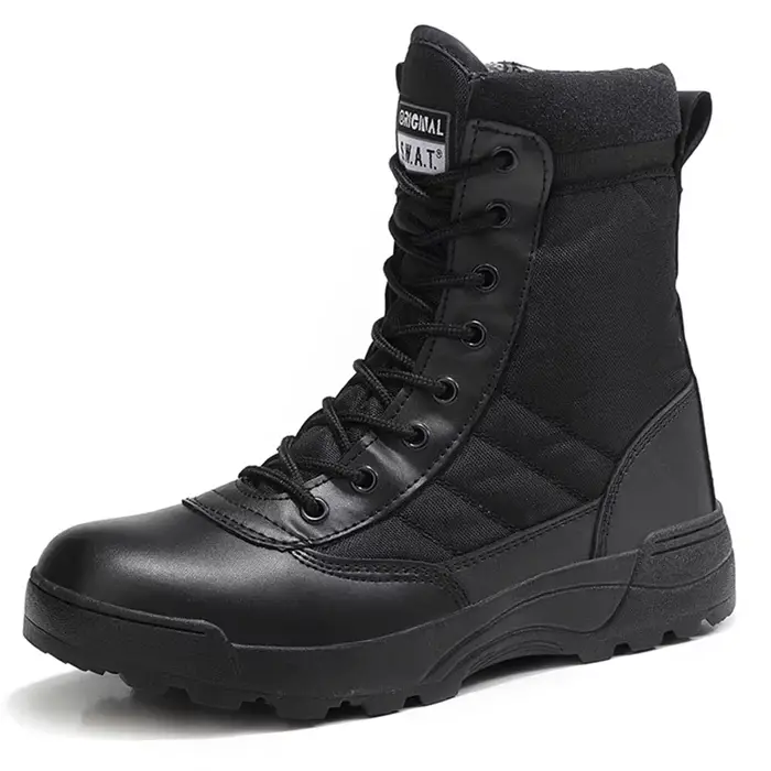 Bottines de Combat tactiques pour hommes, grande taille 36-46, chaussures de sécurité pour le travai