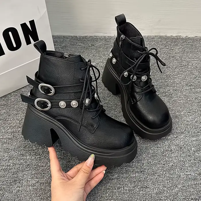 Bottines à talons hauts pour femmes