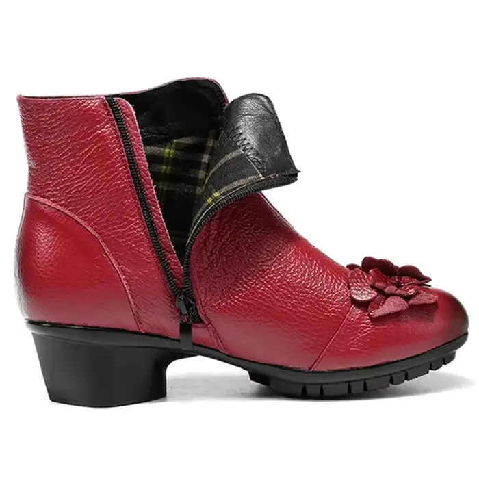 Bottes Astronomiques Antidérapantes en Cuir group pour Femme