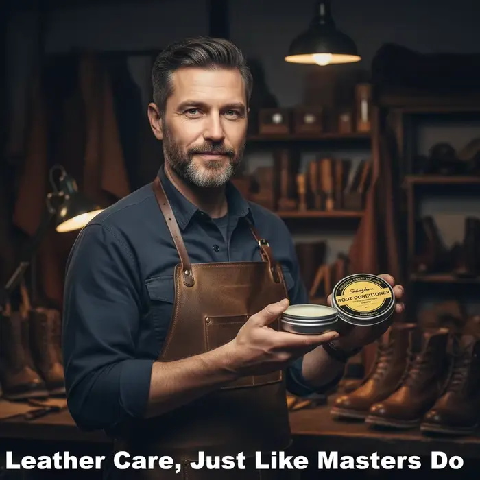 Crème de soin pour bottes en cuir