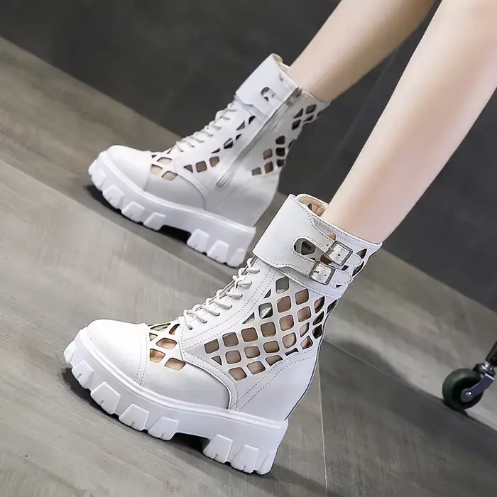 Bottes de rinçage à plateforme pour femmes
