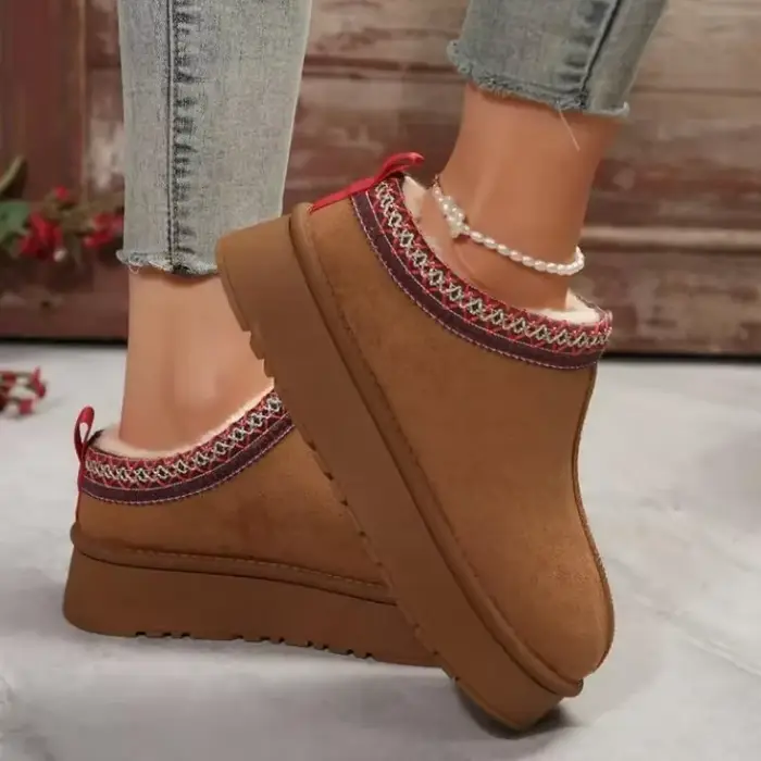 Chelsea cheville bottes de neige femmes hiver nouvelle marque fourrure courte en peluche chaussures 