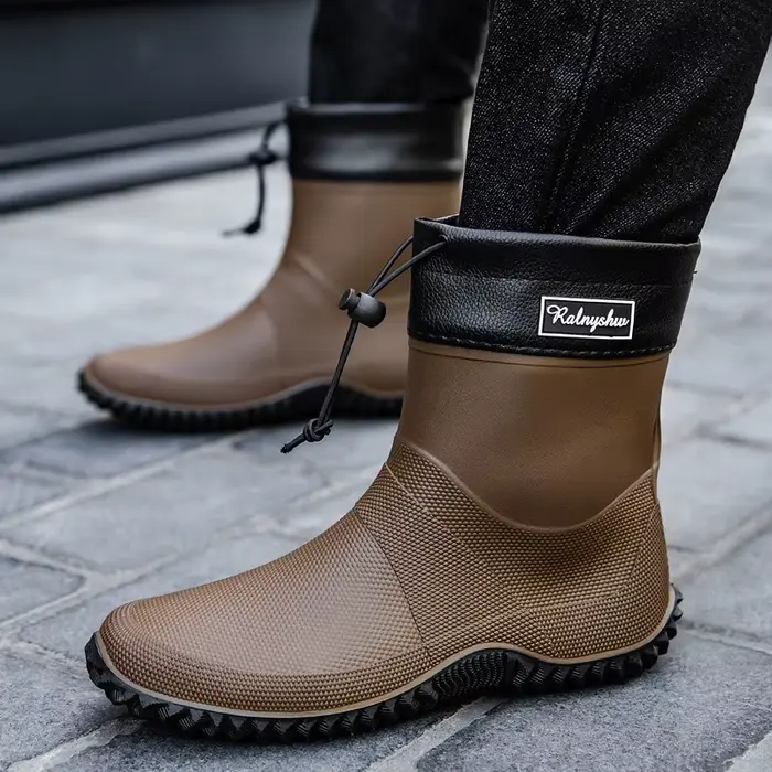 Bottes de pluie courtes pour hommes