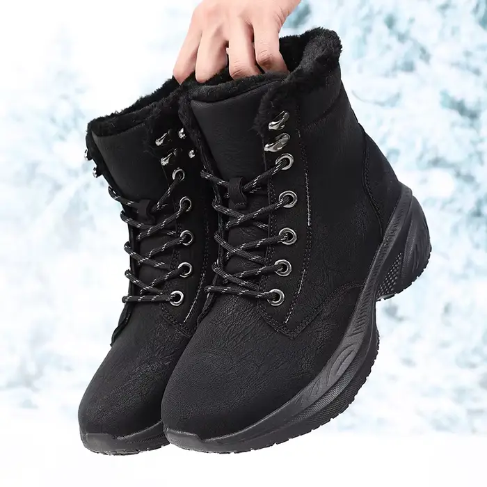 Bottes de neige d'hiver pour femmes, nouveaux créateurs, chaussures chaudes à plateforme, minimalist