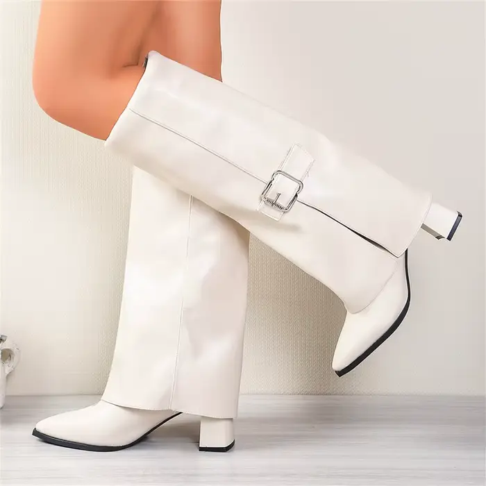 Bottes Tube longues à la mode pour femmes