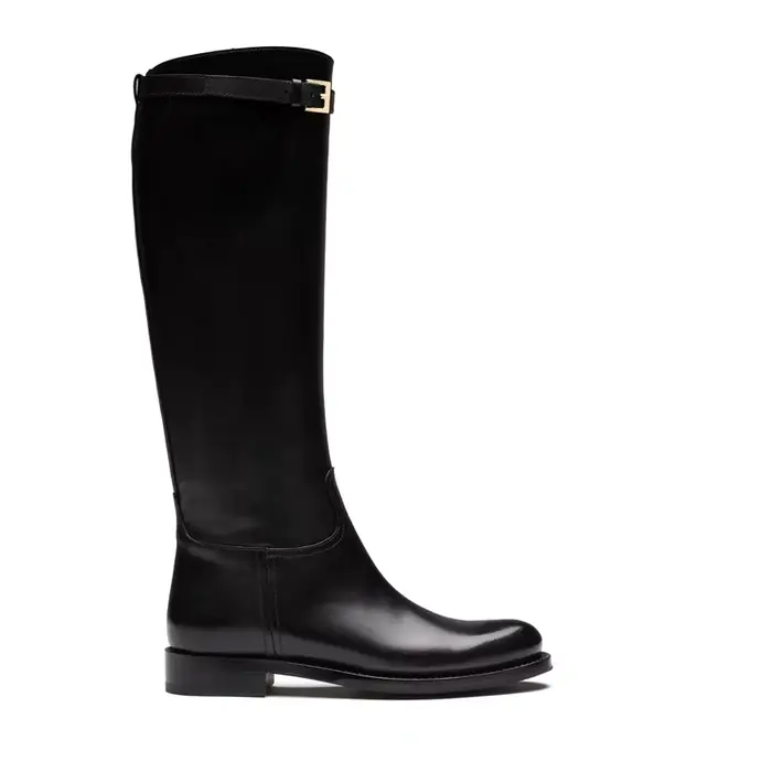 Meotina-Bottes d'équitation en cuir véritable pour femmes, bottes hautes au genou, bottes d'optique 