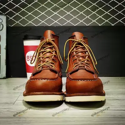 Bottes de motard YQ875 Red Tornado taille 35-50, super qualité, cuir de vache italien véritable, fab