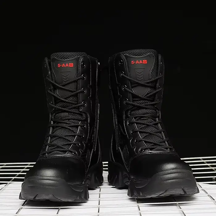 Bottes de loisirs en plein air pour hommes, style britannique, hiver, étanches, bottes de randonnée et de moto, bout rond, talons bas, ajustement parfait, doublure en peluche, semelle en caoutchouc
