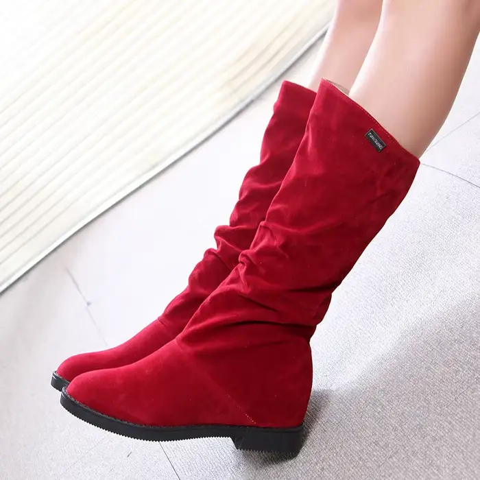 2025 bottes de neige femmes chaussures d'hiver décontracté femme mi-mollet