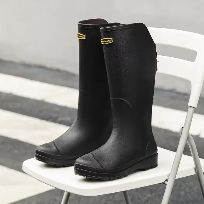 Bottes de pluie imperméables coordonnantes pour femmes, l'offre elles optiques, tube long, cuisine r