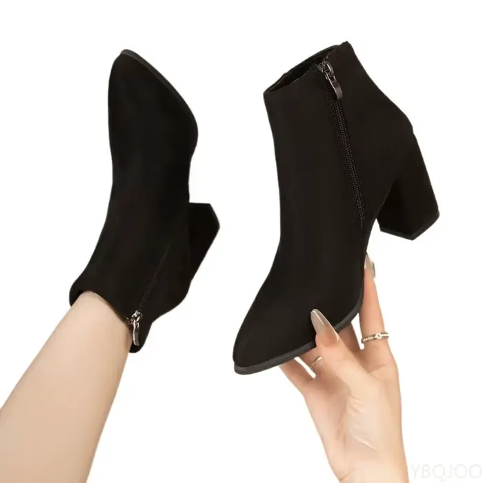 Bottes courtes polyvalentes à la mode pour femmes