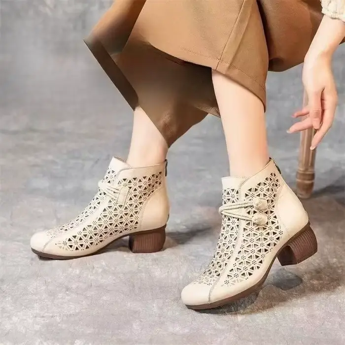 Automne femmes bottes creux