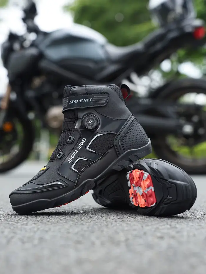 Bottes de moto pour hommes, chaussures de moto anti-chute, chaussures de motocross, bottes de course