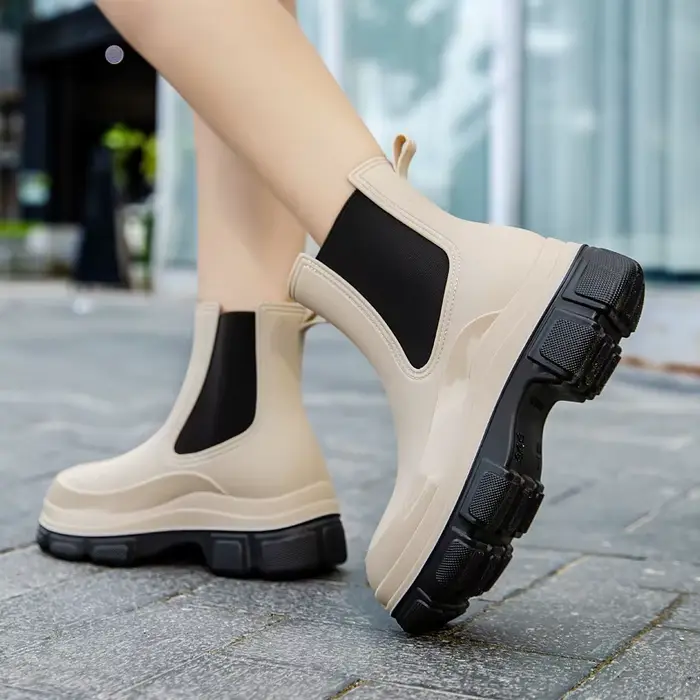 Chaussures de pluie courtes pour femmes