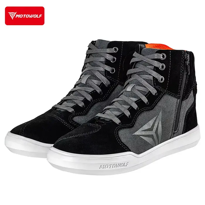 Chaussures de moto respirantes Motowolf