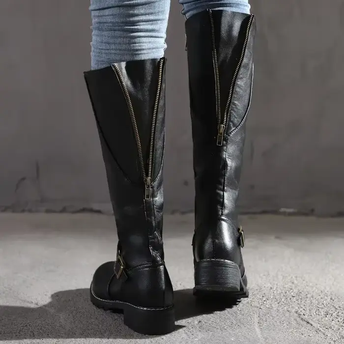 Bottes longues au genou pour femmes