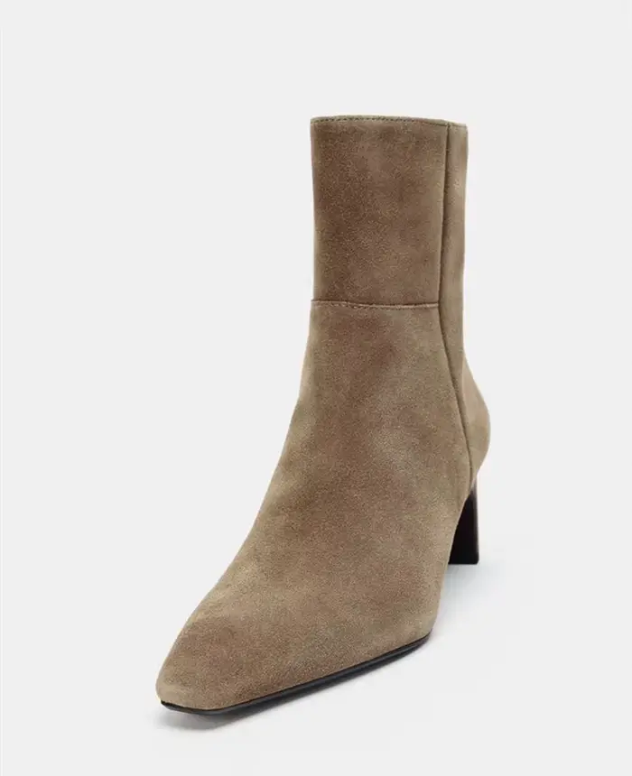 Bottines Sexy en Faux daim à bout pointu pour femme