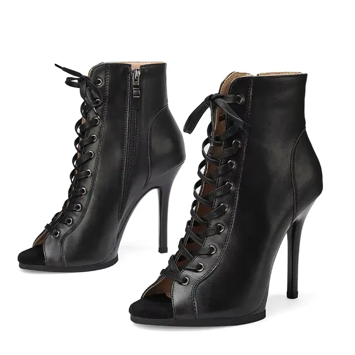 Bottines de danse à talons hauts de 9.5cm