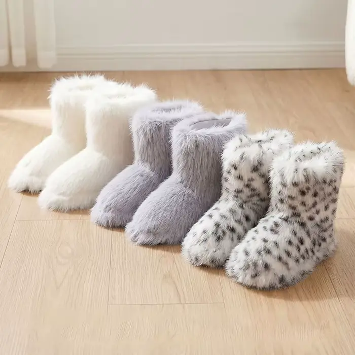 Bottines d'hiver douillettes pour femme