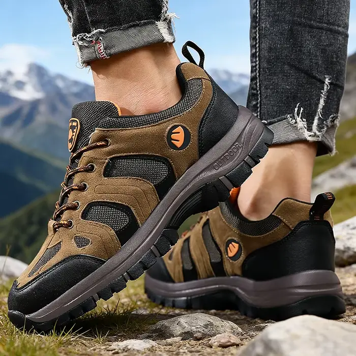 Nouveaux hommes bottines à la mode à semelles souples haut sport en plein air chaussures décontractées polyvalentes