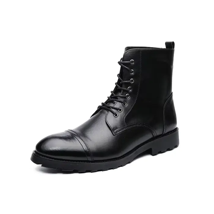 Automne/hiver italien fait à la main 100% Chelsea bottes hommes Style américain bottes marron richel