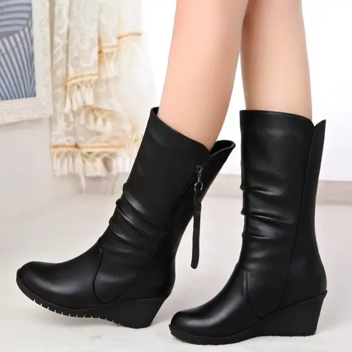 Bottes tendance grande taille pour femmes