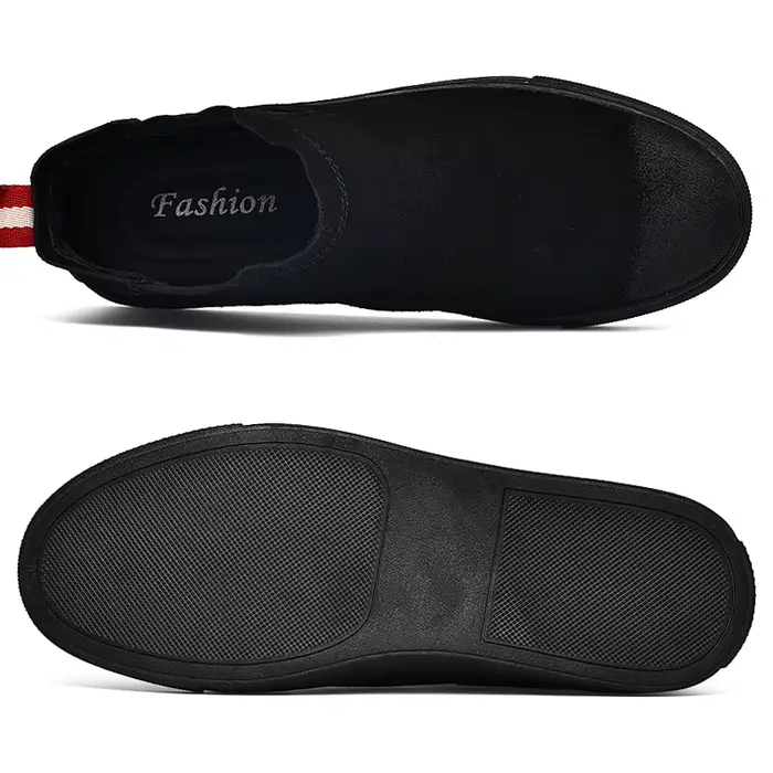 Hiver hommes cheville plat mode vache daim Chelsea Bottes