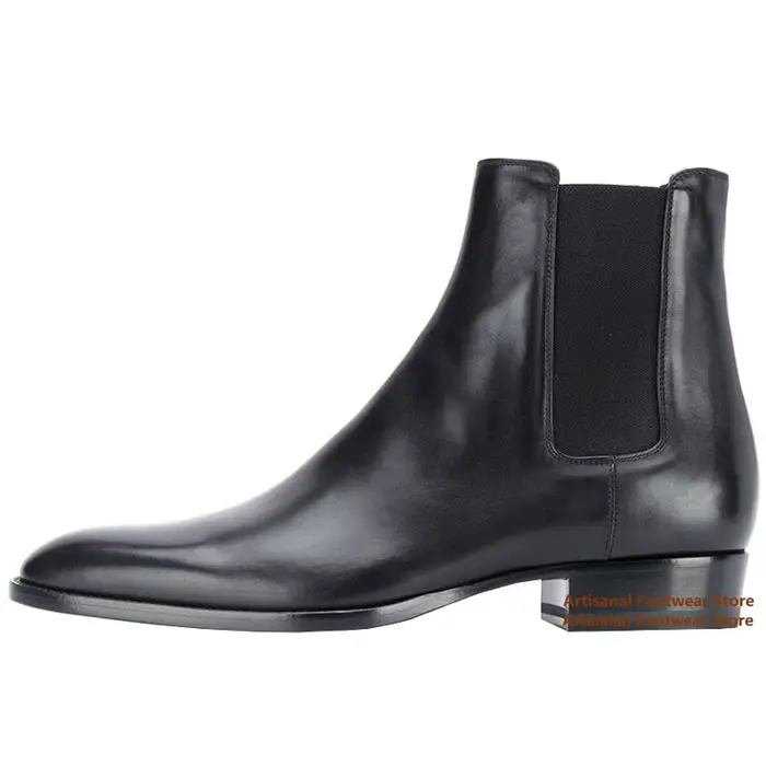 Bottes Chelsea à bande élastique pour hommes