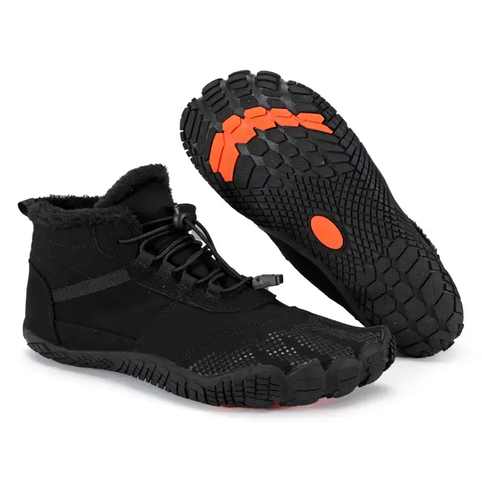Nouvelles bottes d'hiver pour hommes femmes neige pieds nus chaussures décontractées