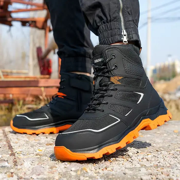 Bottes de sécurité imperméables pour hommes