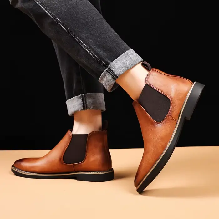 Bottines Chelsea de Style britannique pour hommes
