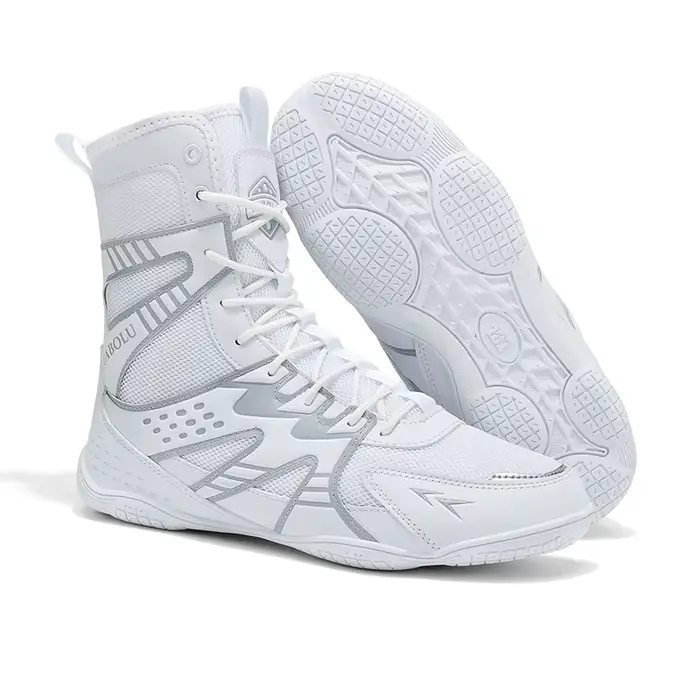 Chaussures de boxe et de lutte professionnelles respirantes pour l'entraînement et la compétition – 