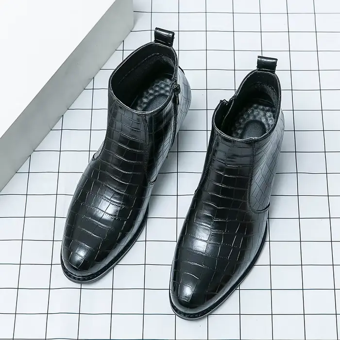Bottes courtes de style britannique pour hommes