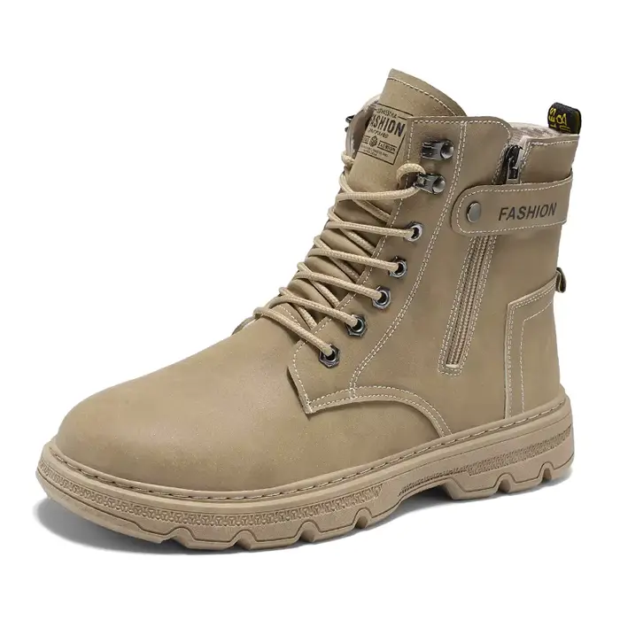 Bottes décontractées britanniques pour hommes, quatre saisons, nouvelle semelle souple antidérapante