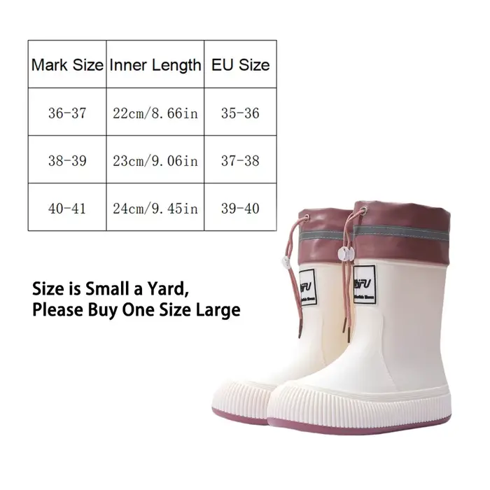 Bottes de pluie tendance pour femmes, imperméables, à semelle épaisse, motif dessin animé, antidérap