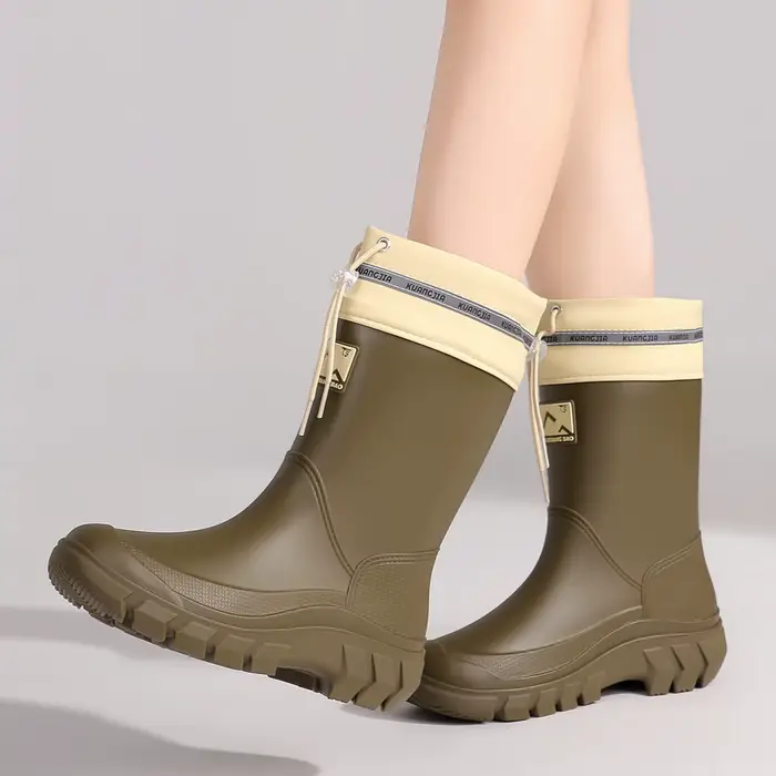 Bottes de pluie mi-mollet pour femmes